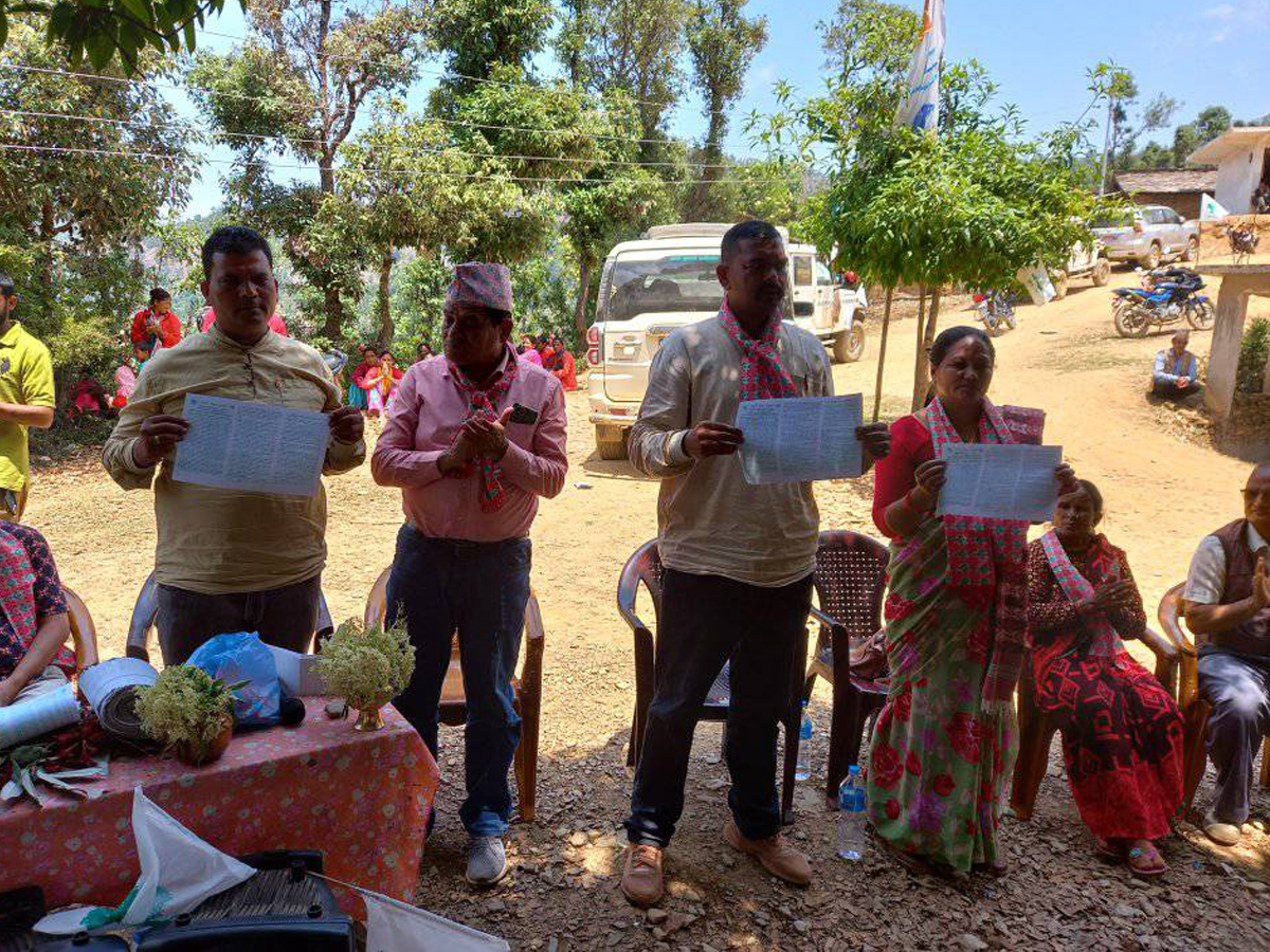 दनपामा कांग्रेसको प्रतिबद्धता पत्र सार्वजनिक : शहीदको जन्मघरलाई संग्रहालय बनाइने, नगरबस सञ्चालनमा ल्याइने 